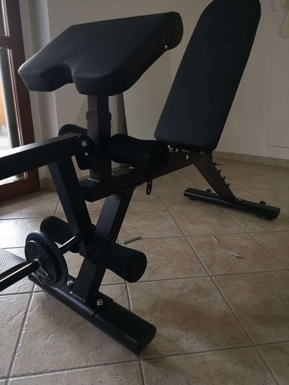 Panca regolabile per homegym