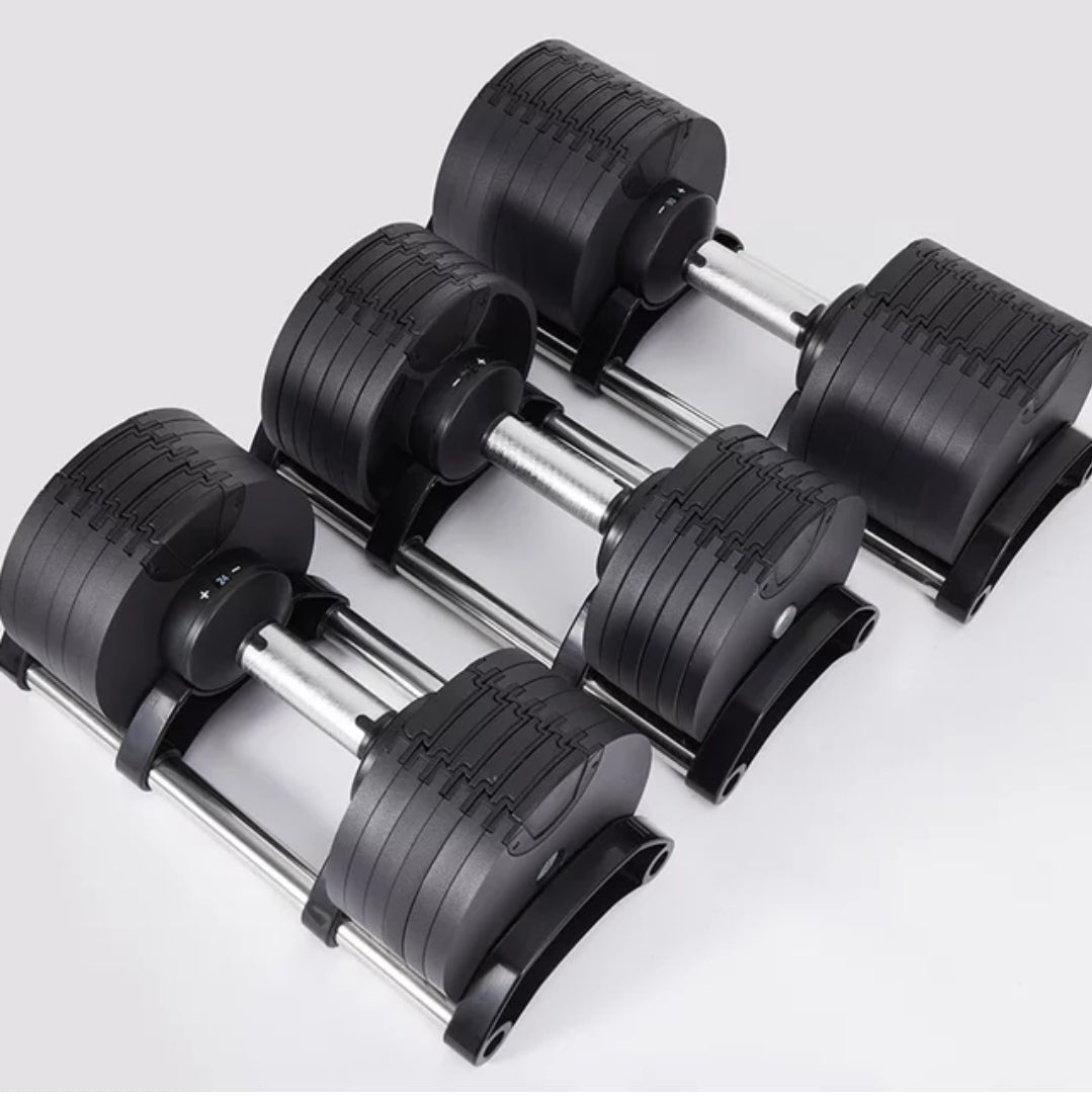 Manubri Regolabili A&Psport da 32kg: Il Tuo Alleato Fitness per un Allenamento a Casa