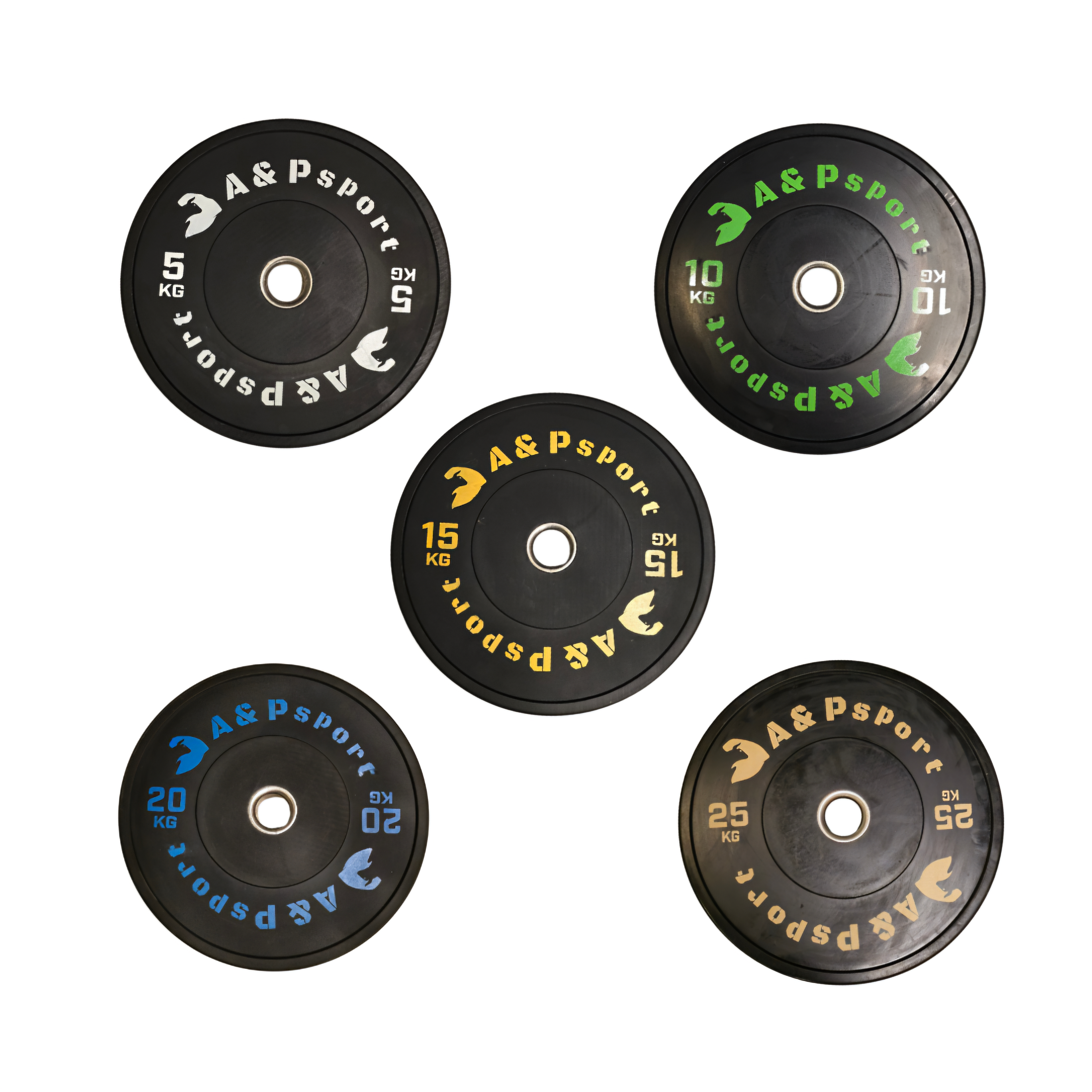 Dischi Bumpers Olimpionici i n gomma