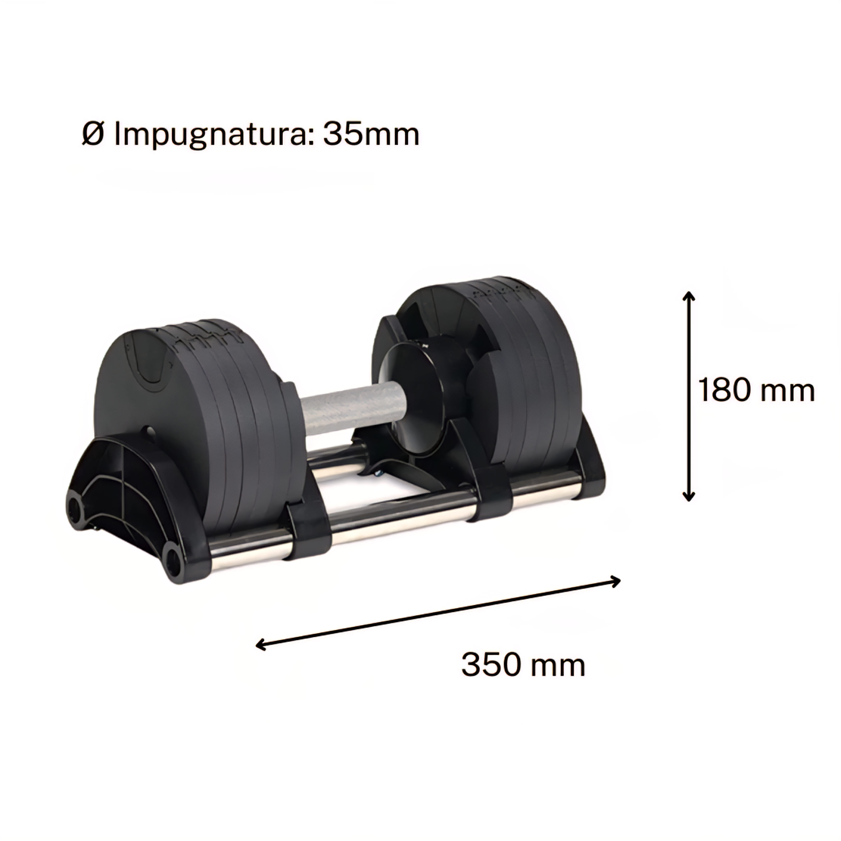 Dimensioni manubrio regolabile 32kg della A&Psport 