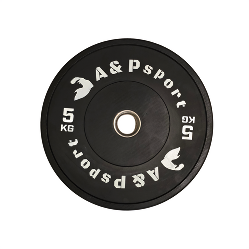 Dischi Bumpers in gomma da 5kg per il sollevamento pesi