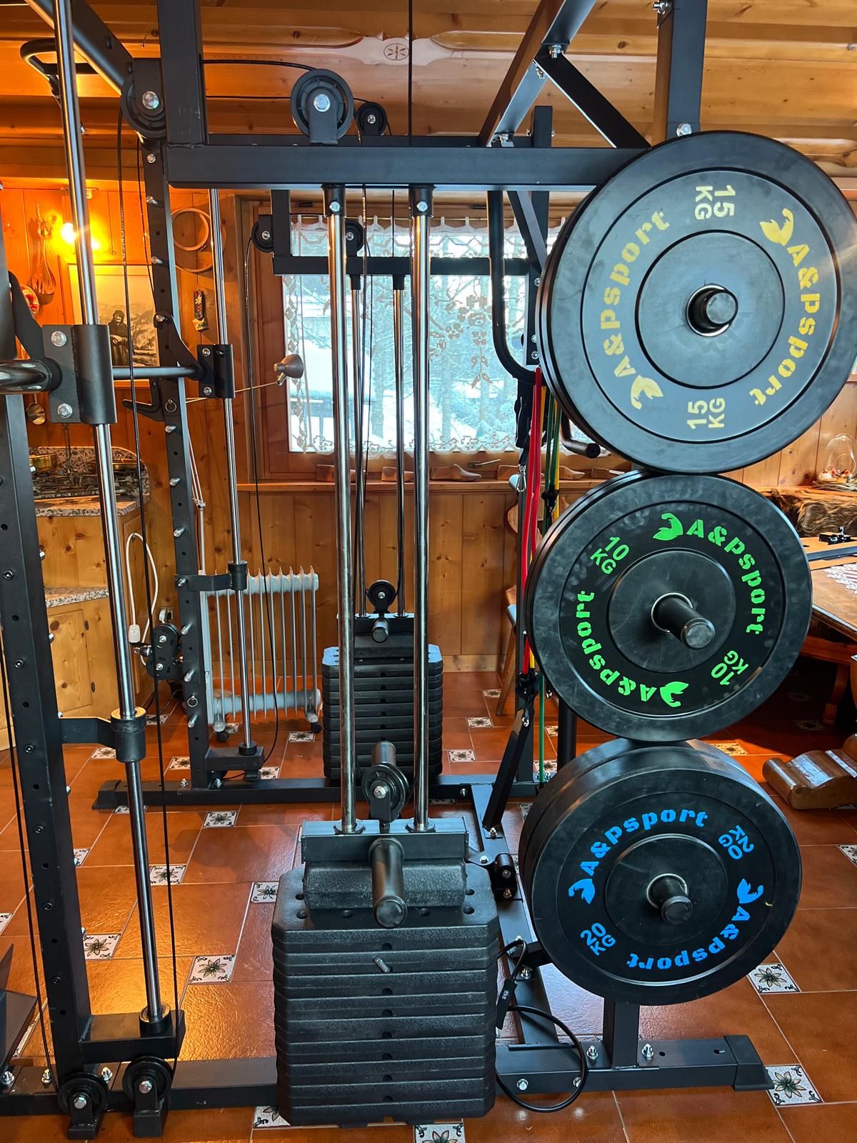 Dischi bumpers sul power rack MACPRO