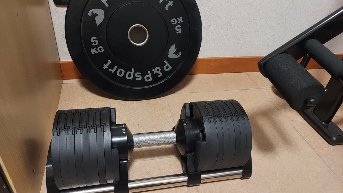 ZERRO Set Manubri Regolabili In Ghisa - Kit Pesi Palestra 20kg O 40kg Con Barra Di Collegamento Per Bilanciere