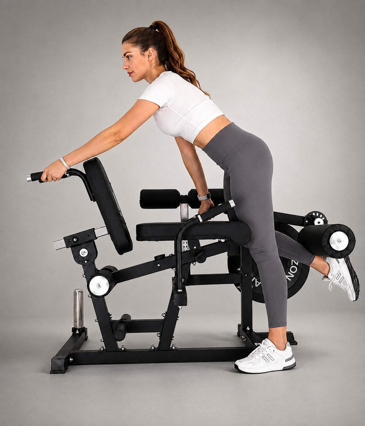Esercizio gambe con Panca LCX