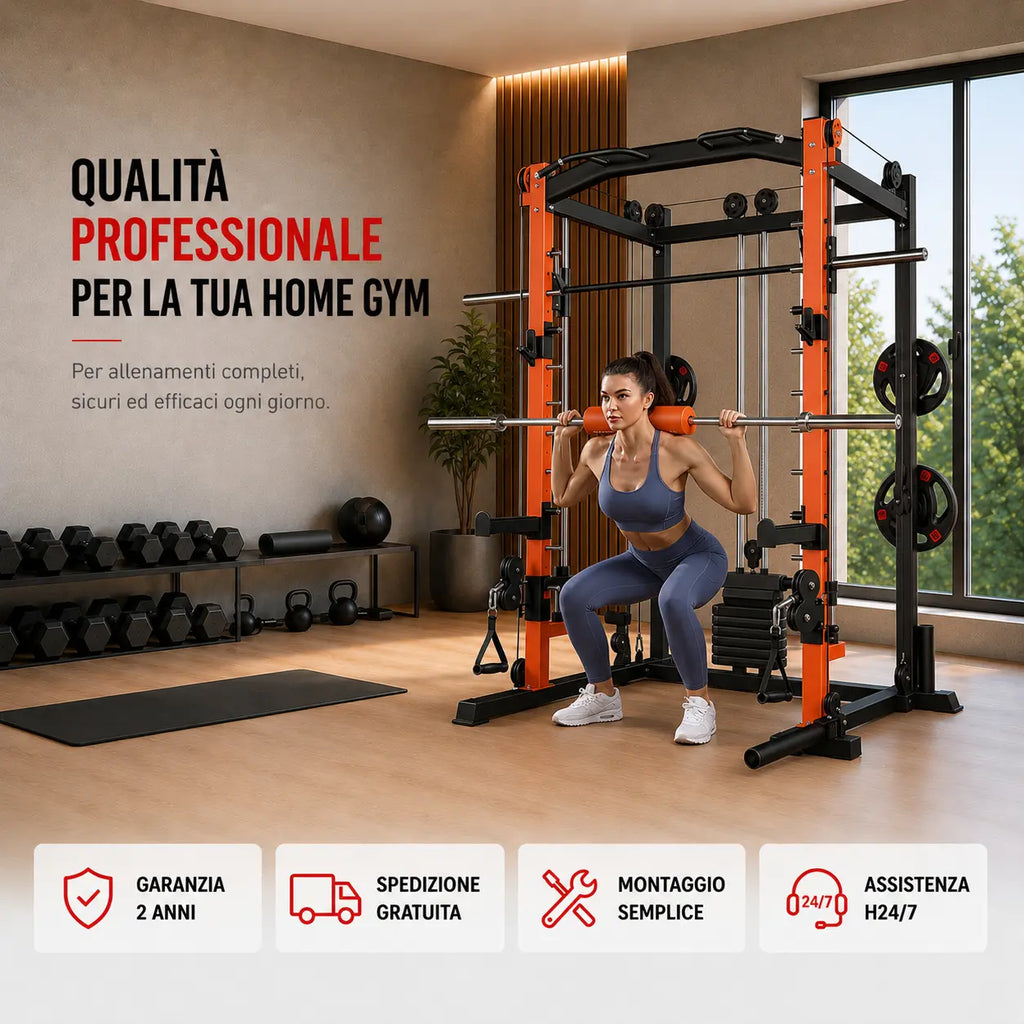 Palestra a casa con il Power Rack MAC1 della A&Psport 