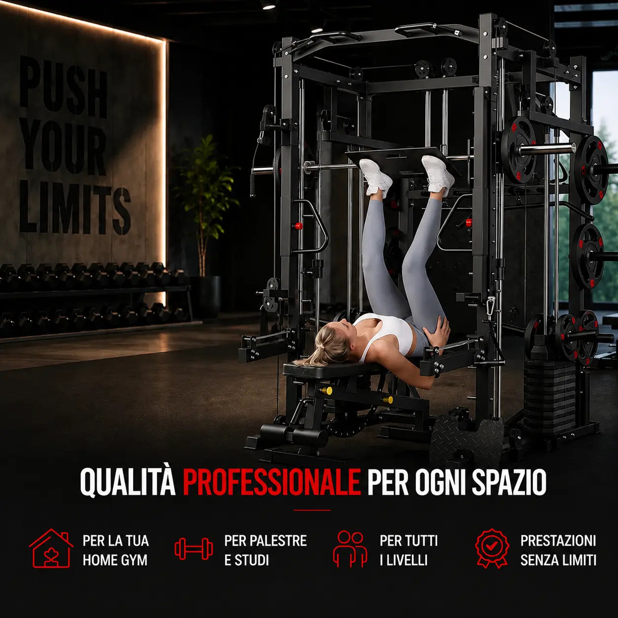 Studio Personal con il Power Rack MAC PRO della A&Psport 