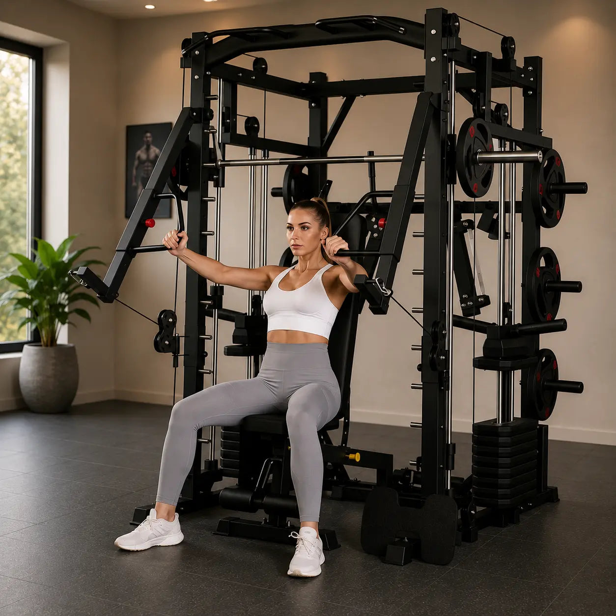 Esercizio con il Power Arms del Power Rack MAC PRO della A&Psport