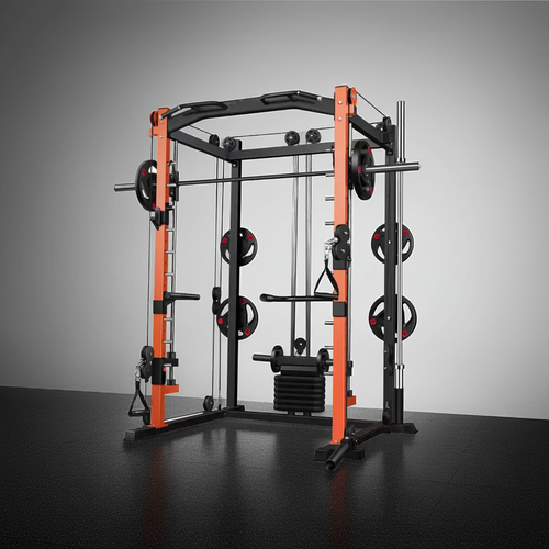 Power Rack MAC1 Multifunzione con Smith Machine e Cavi Regolabili