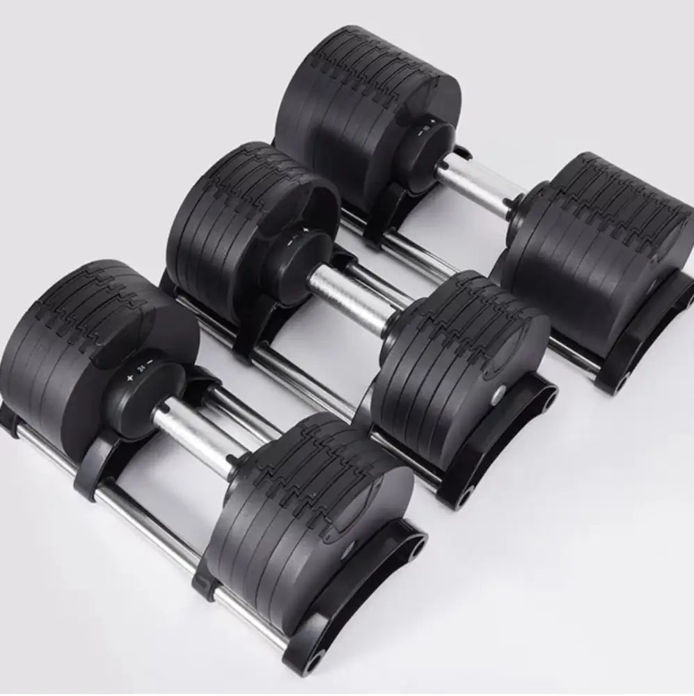 Set di manubri regolabili per il tuo studio fitness. Risparmia spazio e aumenta la qualità 