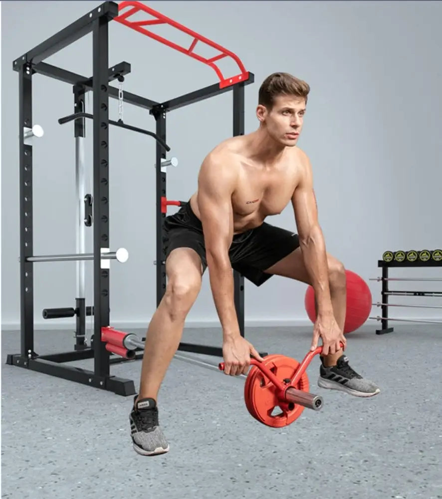 Il power rack 192s è arricchito anche dalla T-bar per allenare petto e braccia.