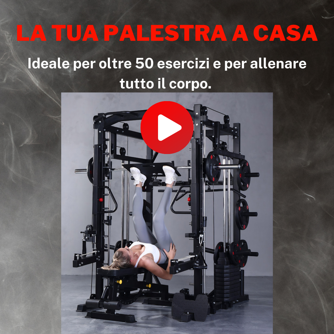 Vodeo degli esercizi con il Power Rack MAC PRO