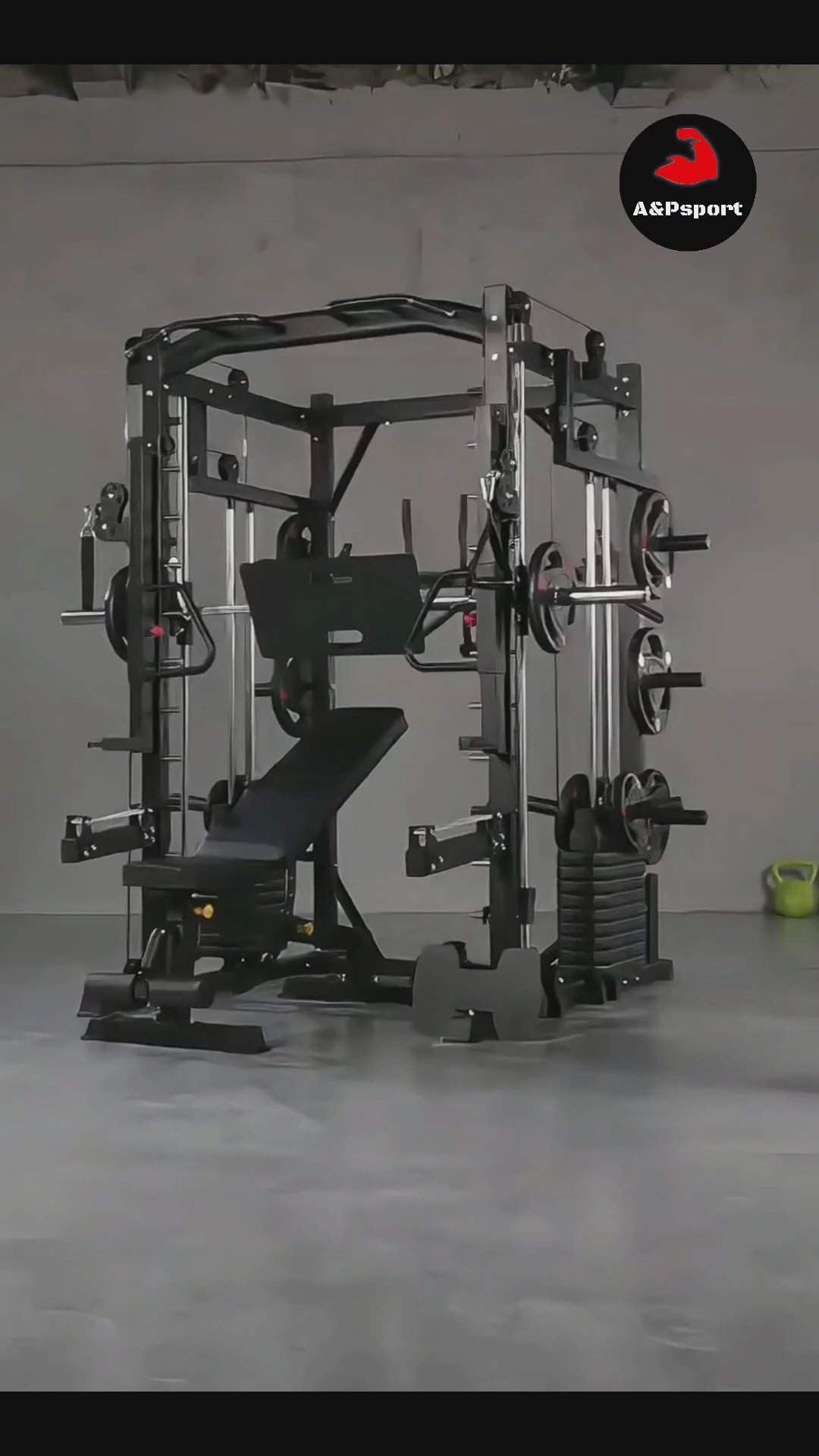 Video con gli esercizi da eseguire con il power rack multifunzione 