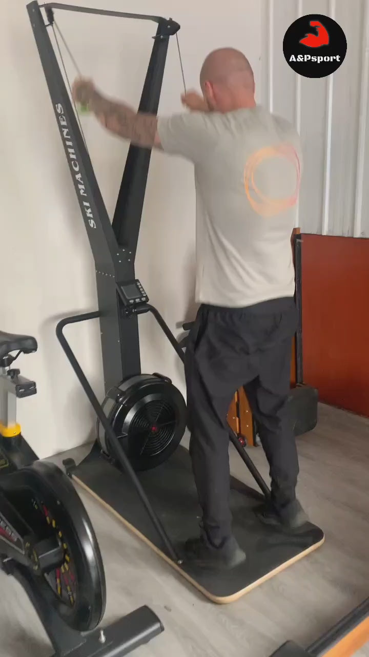 Video dimostrativo di allenamento intenso cardio con Air ski 800. 