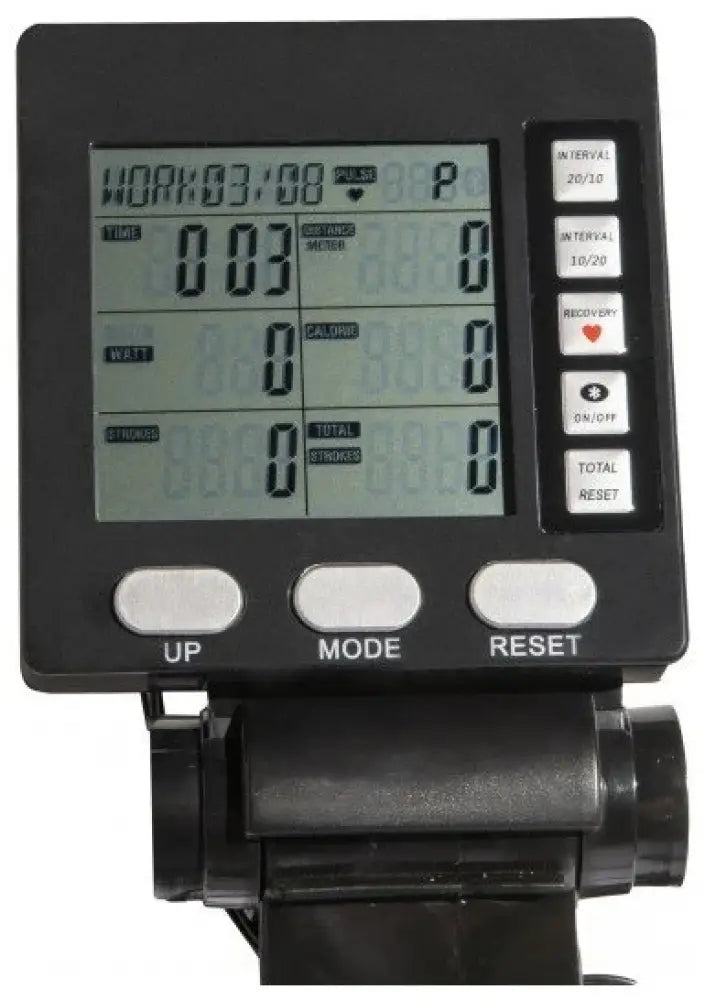 Il pannello LCD registra tutti i risulatati per monitorare il prprio allenamento